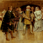 Lochinvar Painting by J. Carey based on the poem 'Lochinvar' by Sir Walter Scott